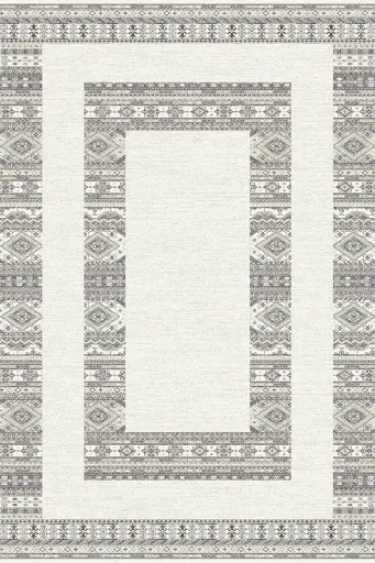 Abstract Grey Chinggis Carpet 4 (160cm x 230cm)