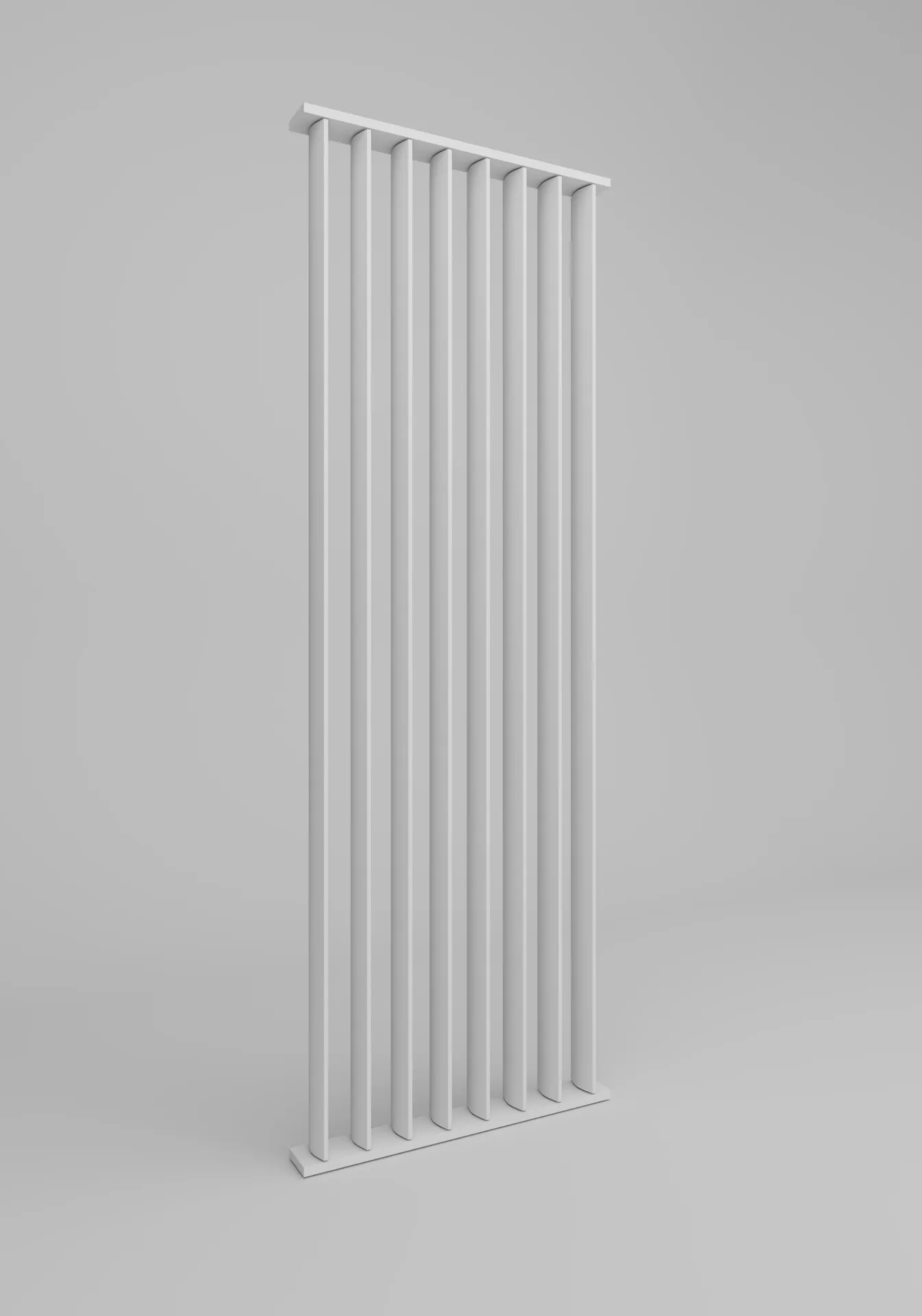 [1101360204] Divisio Uni white Denver oval slat