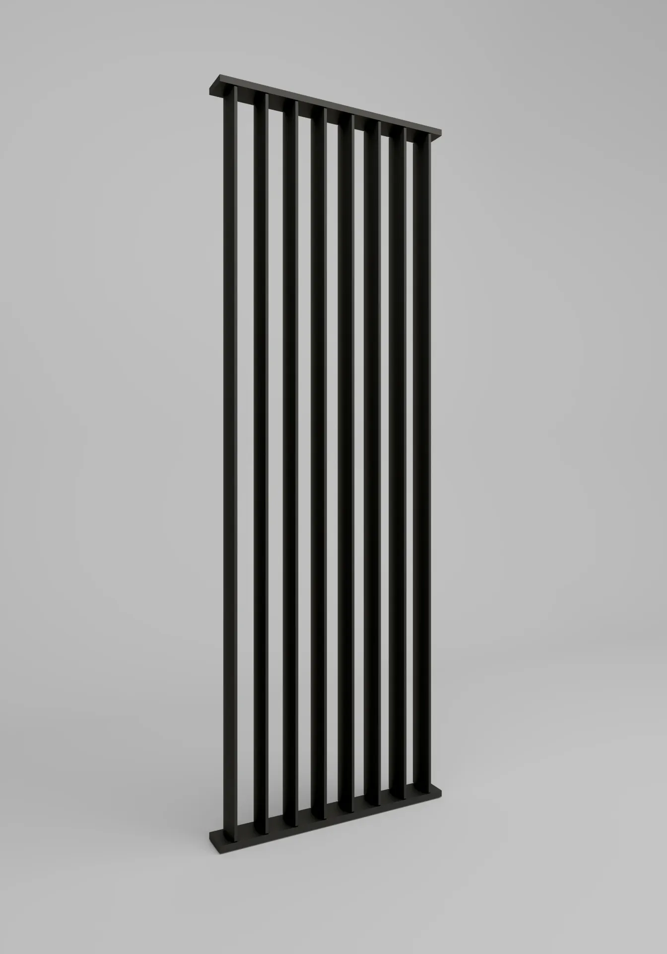 [1101360205] Divisio Uni black Chicago oval slat