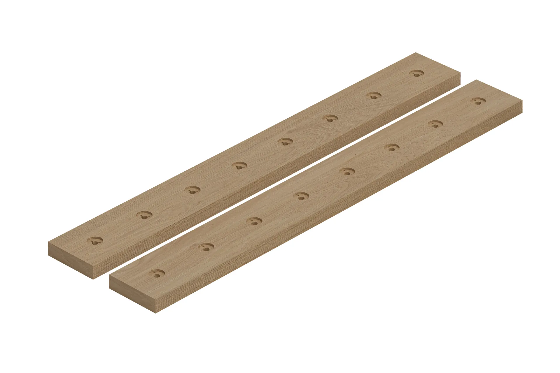 [1101360500] Divisio Oak New York mounting strips top + bottom 1m