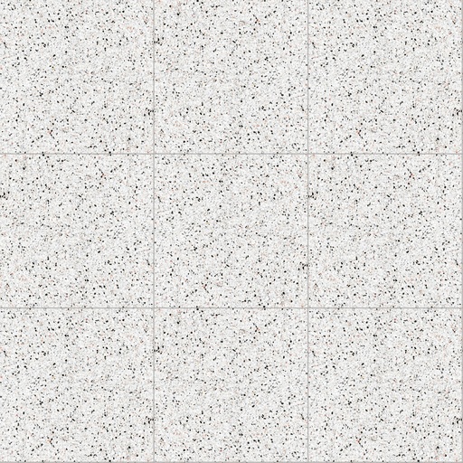 [10001011] Ceratone Out Terrazzo Matt 60x60 20mm (White)