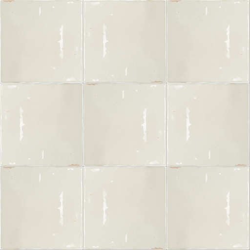 [2680004] Ceratone Zellige Glossy 12,5x12,5 11,5mm (Mestizaje White)