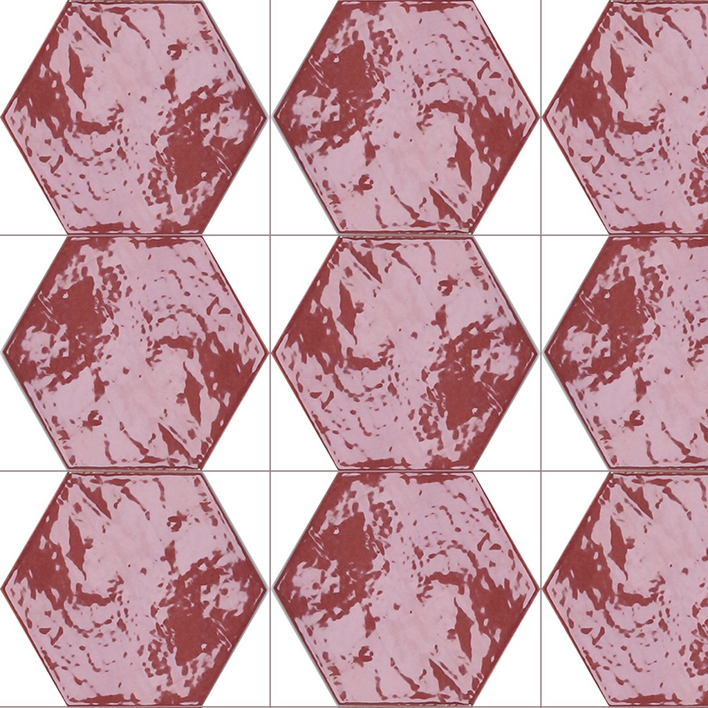 Ceratone Zellige Hexa 10,8x12,4 8,5mm
