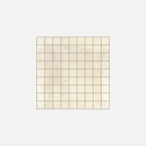 [123S103] Luca Town Mosaico Matt 30x30 9,5mm (White)