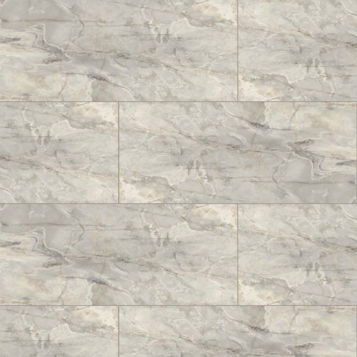 [112S552] Luca Quartz Glossy 120x280 6mm (Silver)