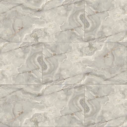 [10021997] Luca Quartz Glossy 120x240 6mm (Silver)