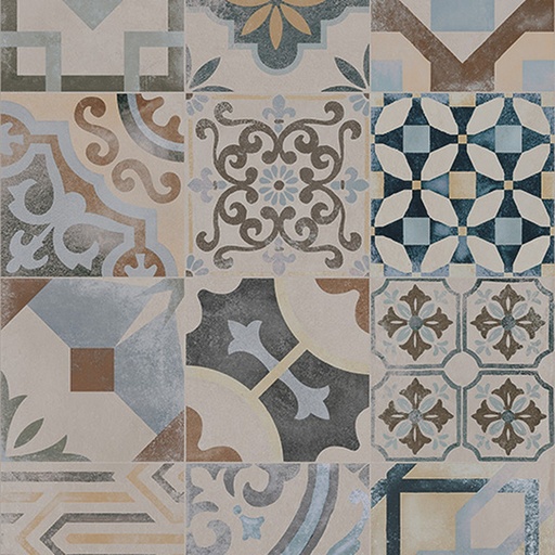 [1231330] Luca Cement Mix Matt 20x20 9,5mm (Soggetti Color)