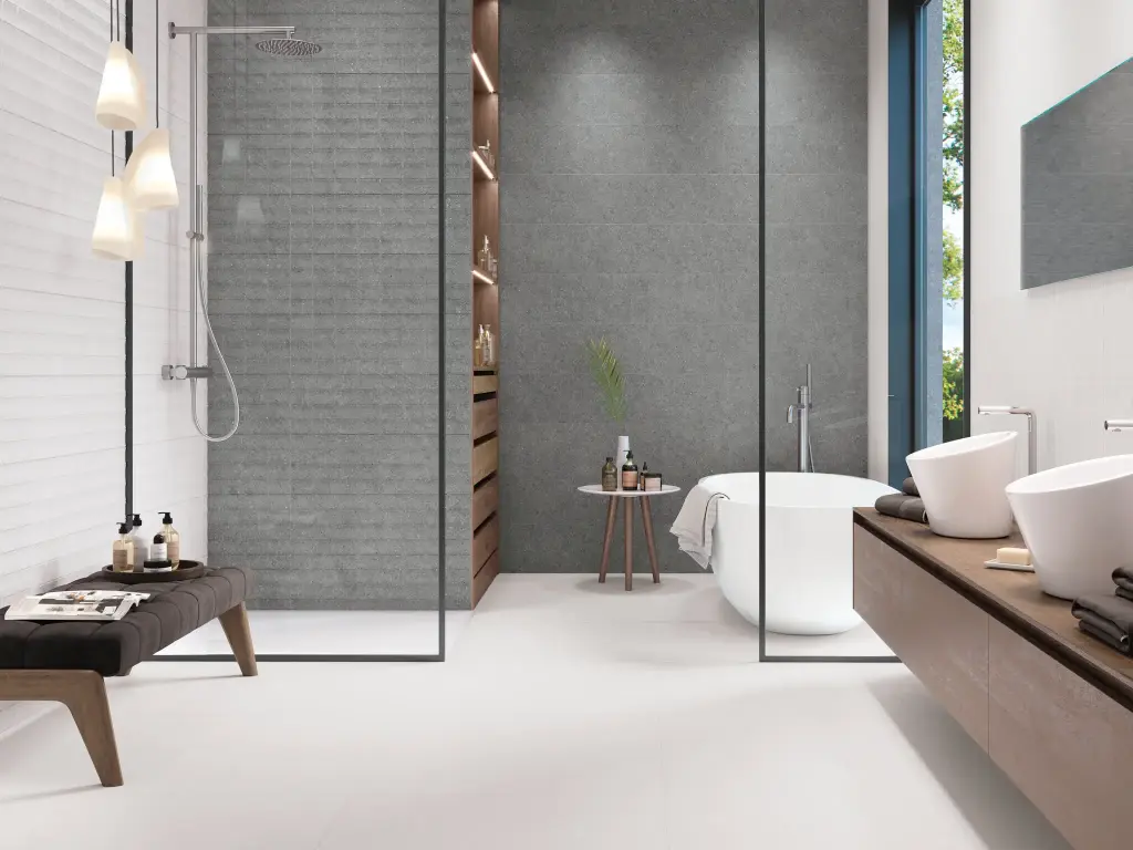 EasyTiles Granite muurtegel Porselein 25 x 75 